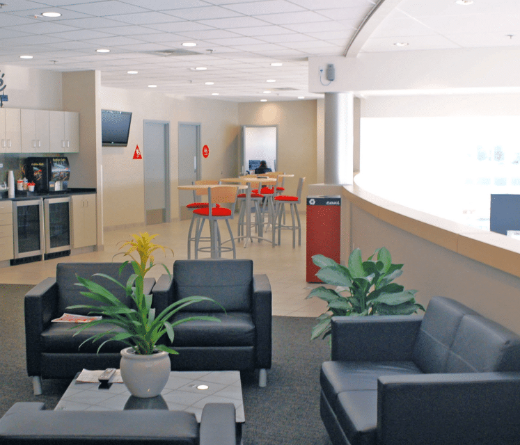 Spirit Toyota St. Louis interior design - Lobby